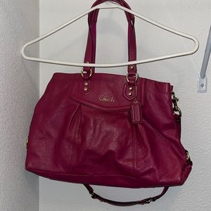 Vintage Pink Coach Purse